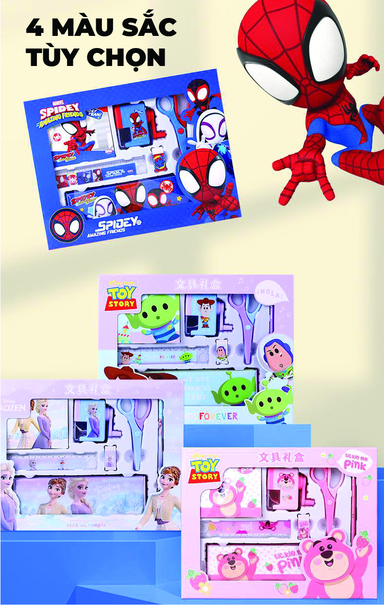 Mô tả Bộ dụng cụ học tập cho bé trai bé gái 1989KIDS SHOP đi học tiểu học 7 món đáng yêu,thích hợp làm quà tặng - 10