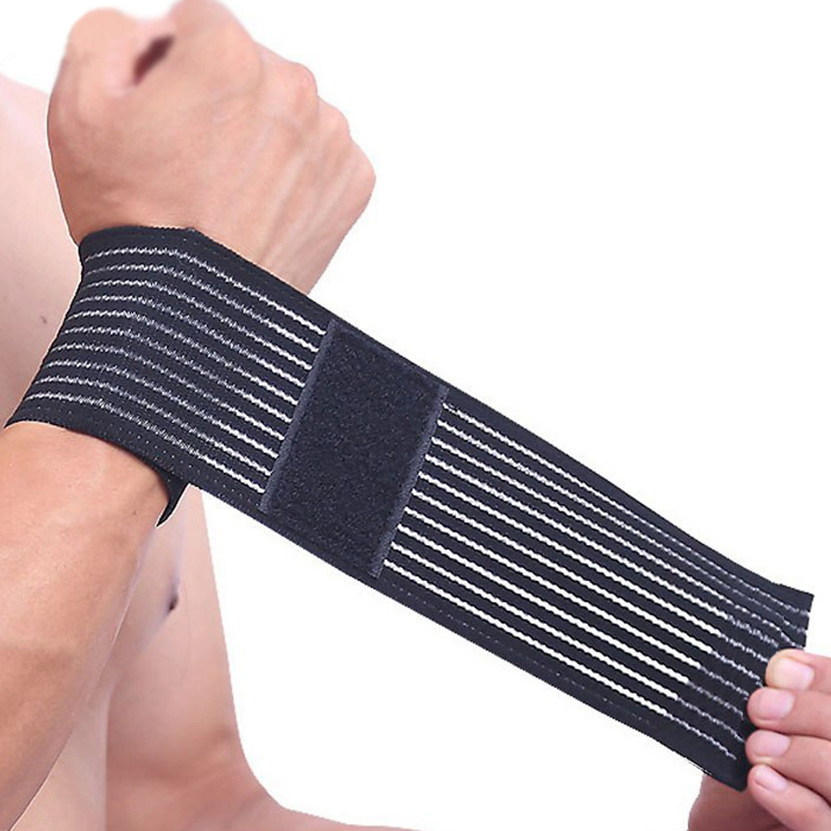 Mô tả Băng cuốn cổ tay, cuốn cổ tay tập gym Rhino 1535, nhiều màu, trợ lực và giảm chấn thương - 1