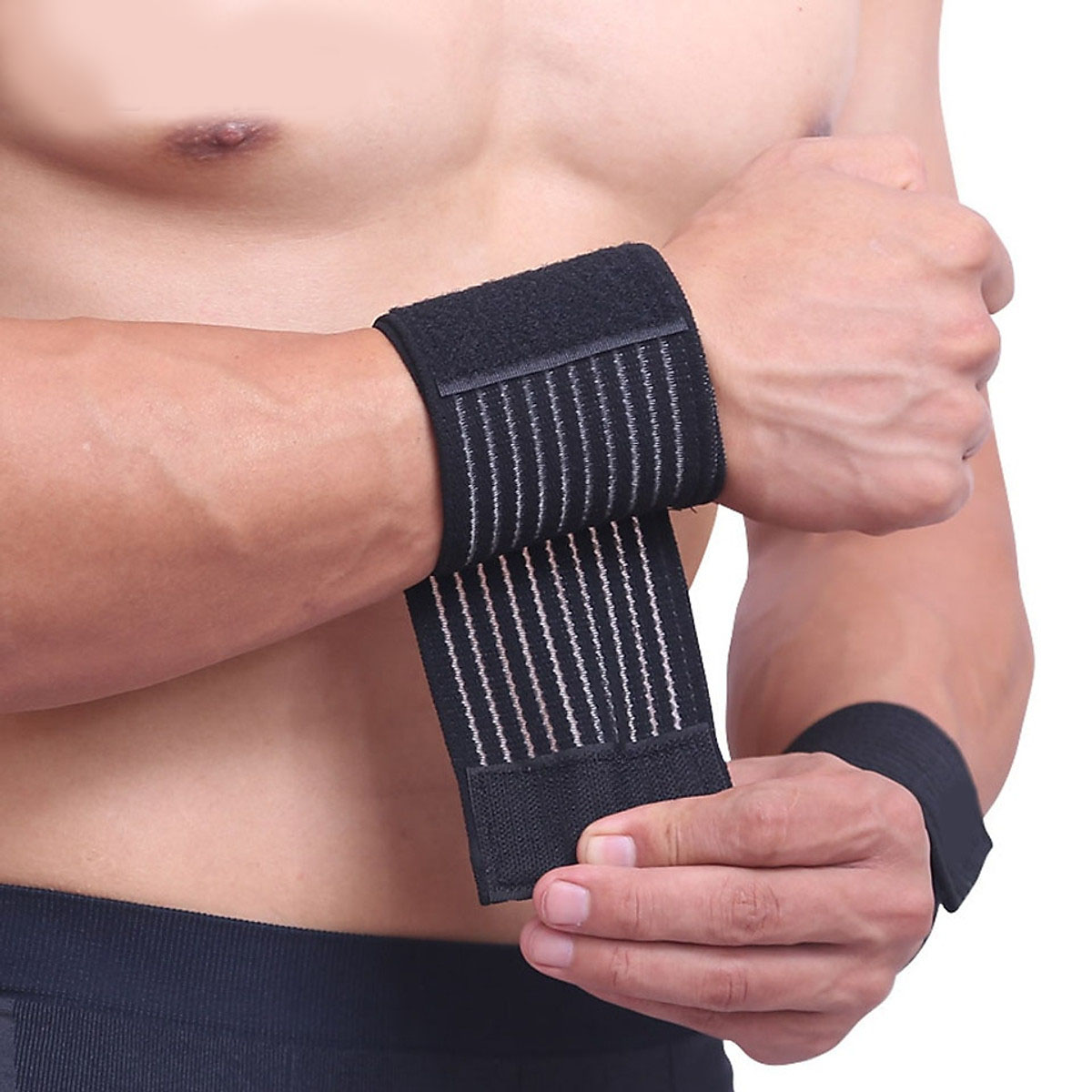 Mô tả Băng cuốn cổ tay, cuốn cổ tay tập gym Rhino 1535, nhiều màu, trợ lực và giảm chấn thương - 3