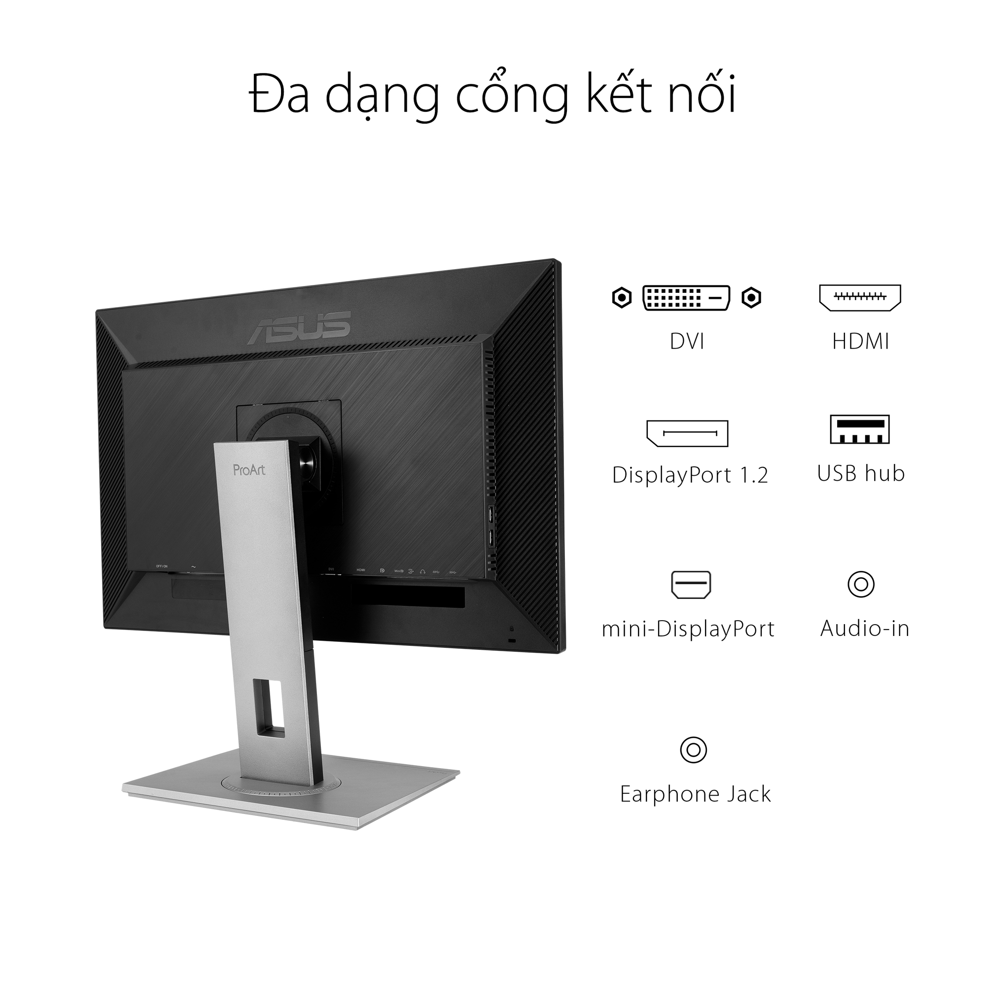 Mô tả Màn Hình Chuyên Đồ Họa ASUS ProArt PA278QV 27" 2K IPS 100% sRGB 100% Rec. 709 BẢO HÀNH 36 THÁNG - 5