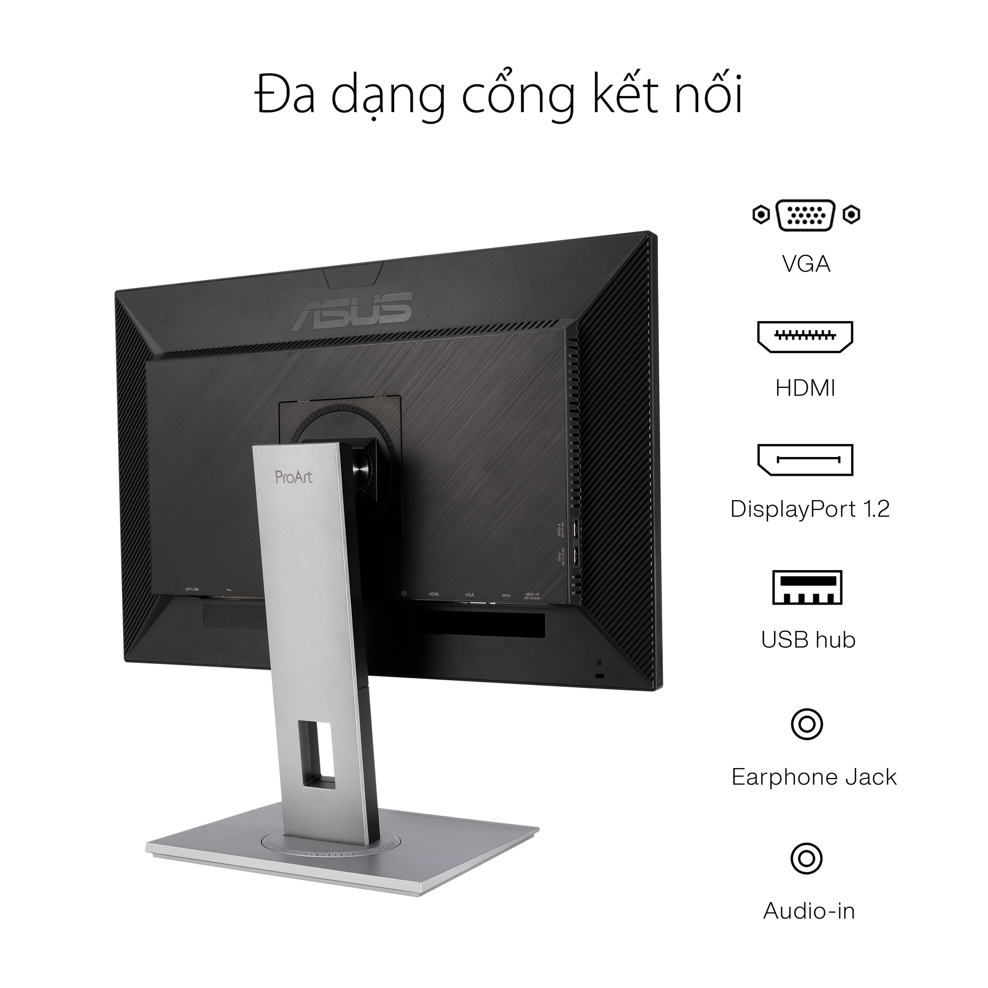 Mô tả Màn Hình Chuyên Đồ Họa ASUS ProArt PA248QV 24.1 inch | WUXGA 1920X1200 | IPS | 75Hz | 5ms | VRR | LOA BẢO HÀNH 3 NĂM - 6