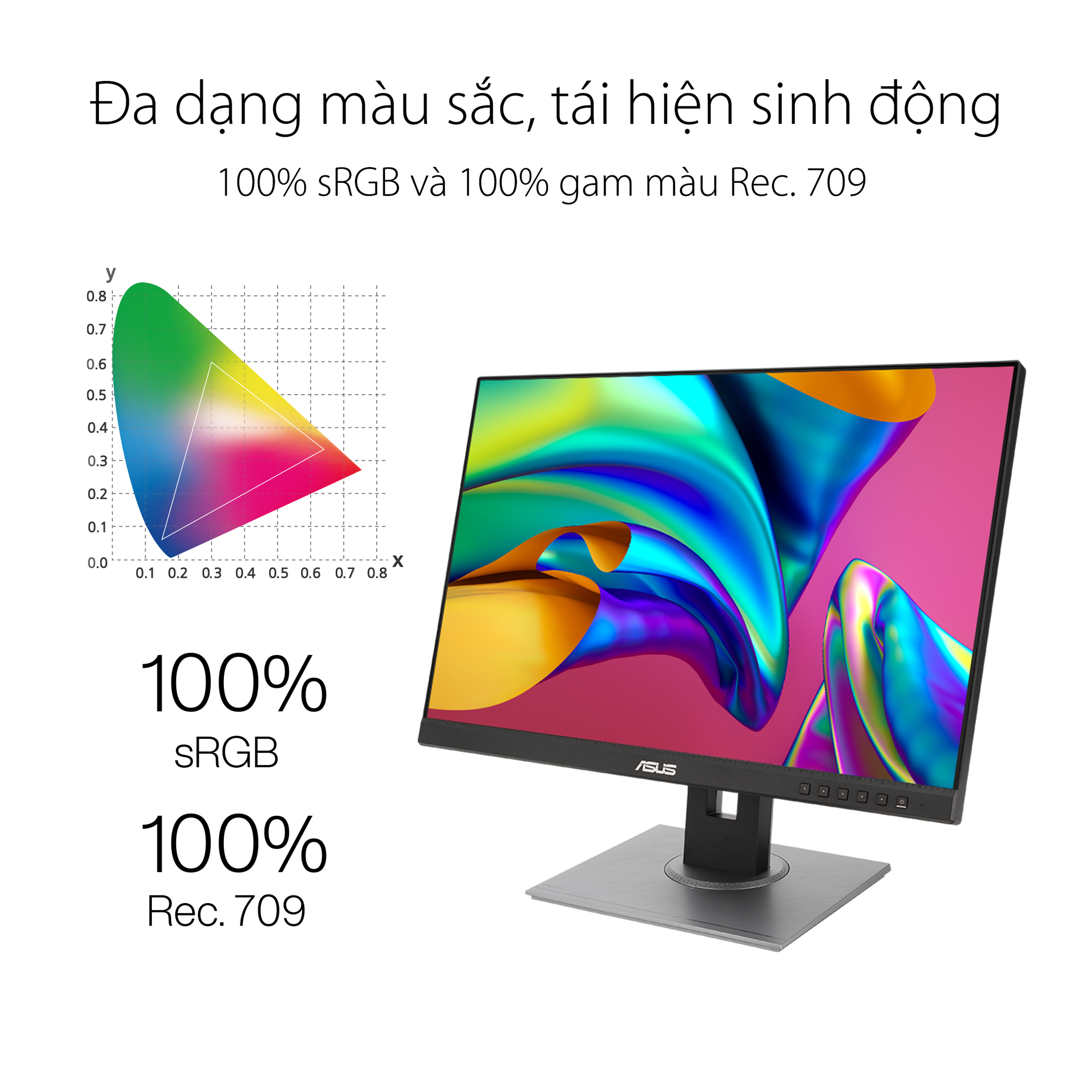 Mô tả Màn Hình Chuyên Đồ Họa ASUS ProArt PA248QV 24.1 inch | WUXGA 1920X1200 | IPS | 75Hz | 5ms | VRR | LOA BẢO HÀNH 3 NĂM - 1