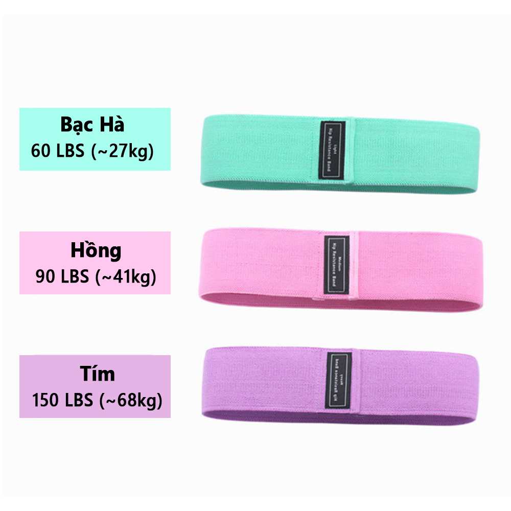 Dây kháng lực đàn hồi Hip Resistance bands Rhino R301 tập cơ mông đùi ...