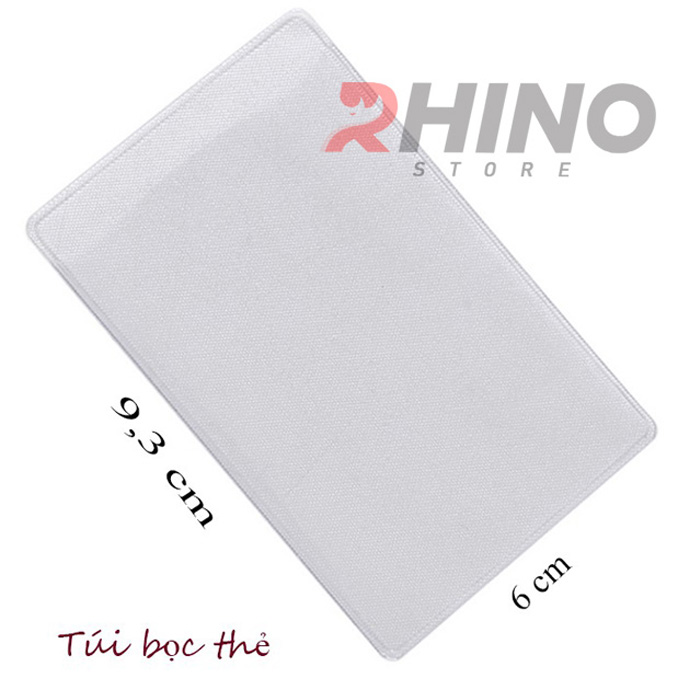 Mô tả Bọc đựng thẻ căn cước công dân, bằng lái xe, atm Rhino C101 trong suốt - 3