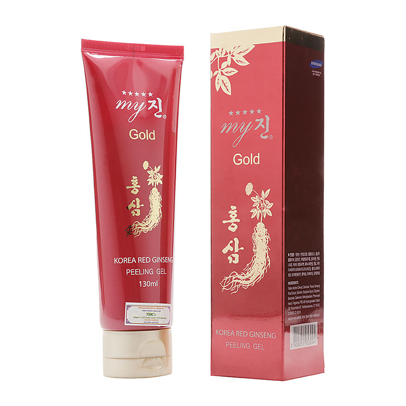 Mô tả Tẩy tế bào chết Sâm Korea Red Ginseng Peeling Gel My Gold TAC 130ml - 1