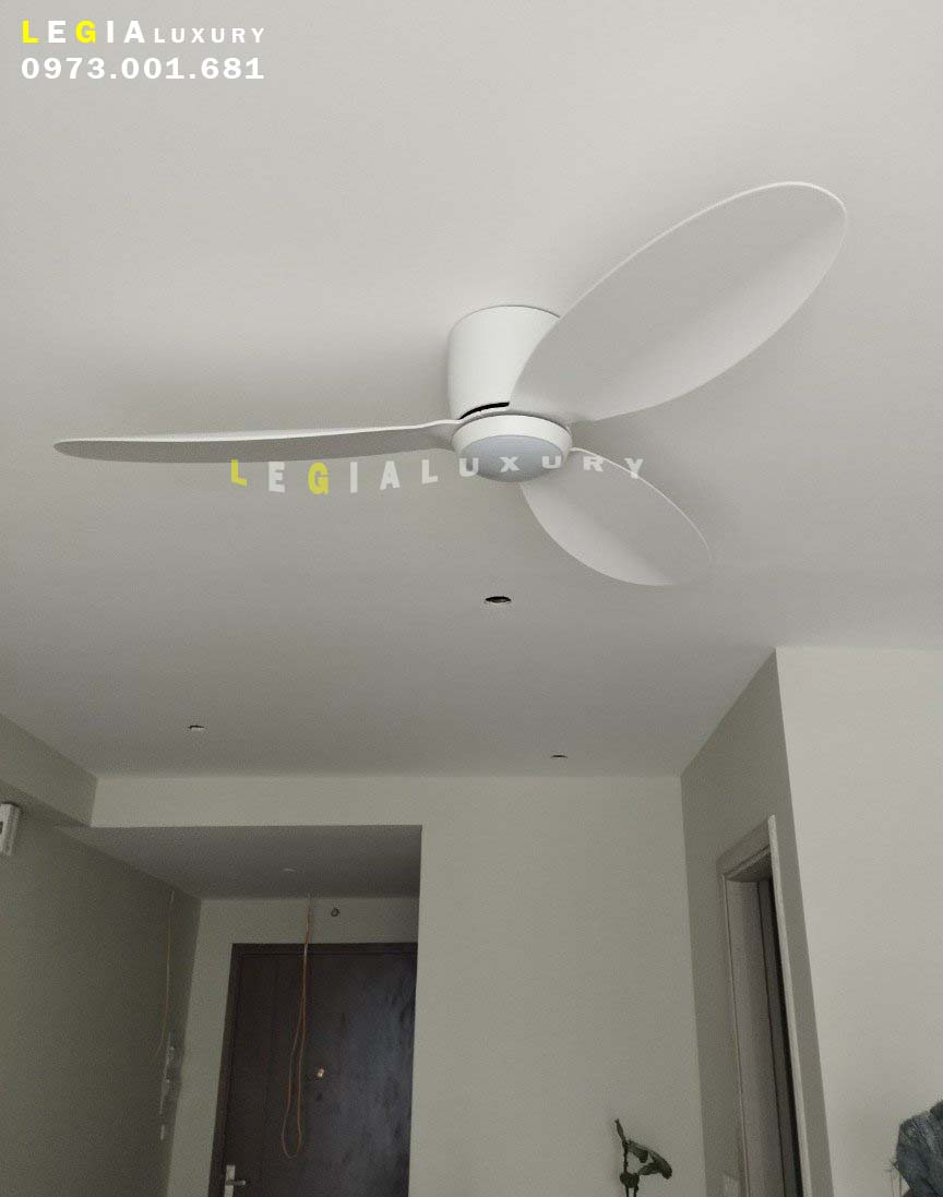 Mô tả Quạt Trần Đèn Gió Mạnh LÊ GIA LGFAN728T - Chiều Cao 18cm - Sải Cánh 132cm - Bảo Hành 5 Năm - 1
