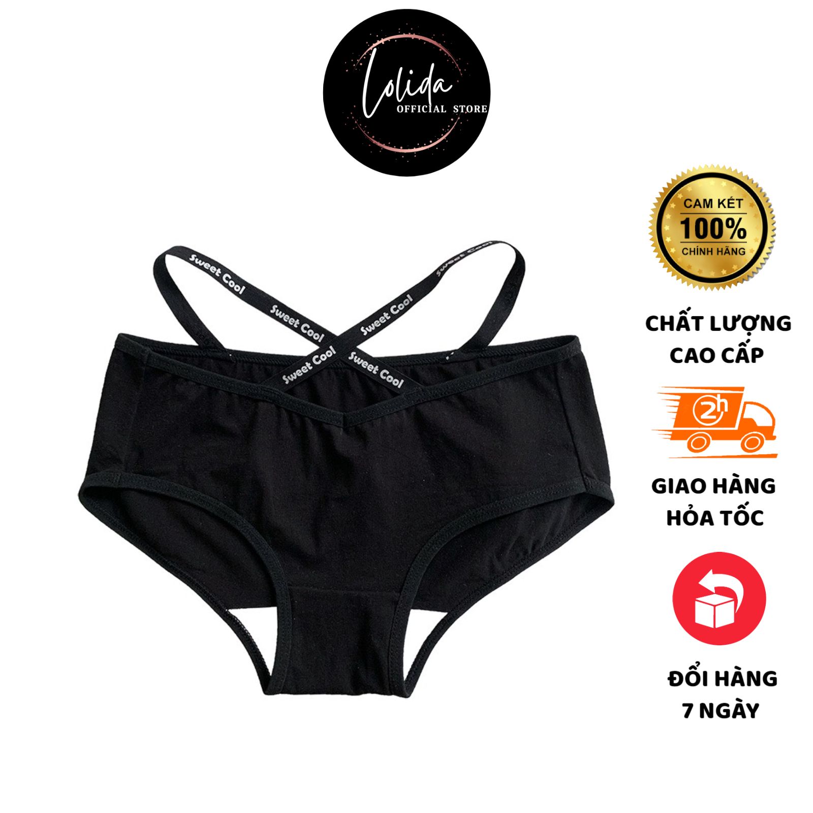 lolida Quần Lót Nữ Cotton Lolida Sexy dây hông cạp chéo Sweet Cool phối viền chữ  sexy quyến rũ MÃ 3683 | Shopee Việt Nam