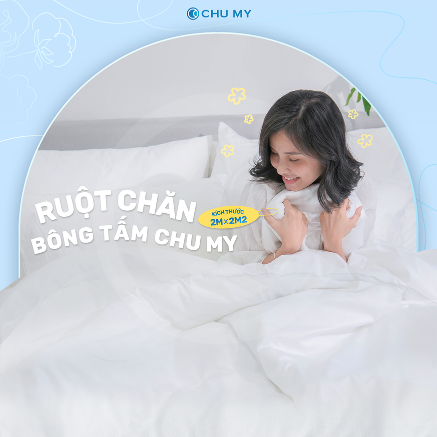 Ruột chăn bông CHUMY 2mx2m2