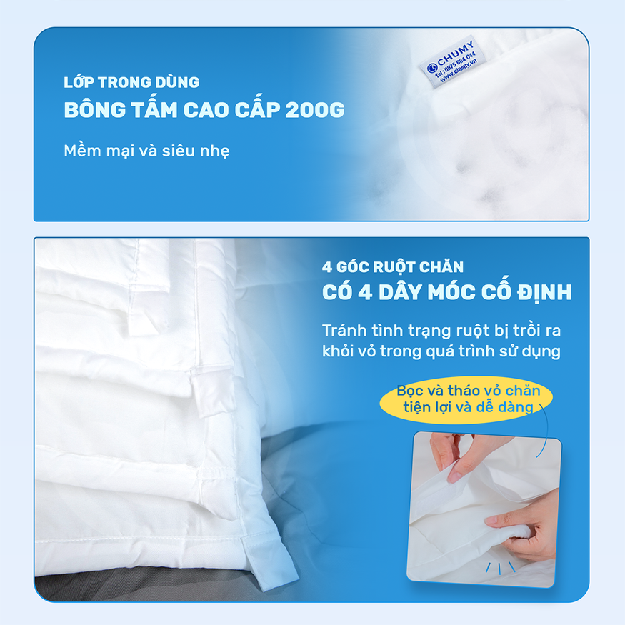 Dây móc cố định ruột chăn CHUMY