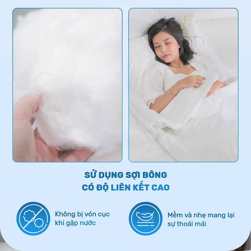 Đường may ruột chăn CHUMY