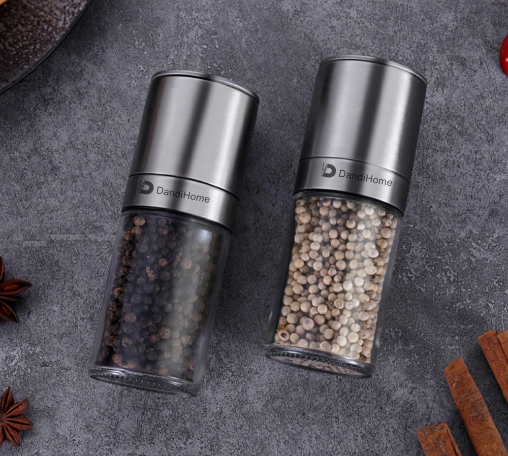 Mô tả Lọ xay tiêu cầm tay thủy tinh và inox 304 cao cấp DandiHome tiện lợi - 11