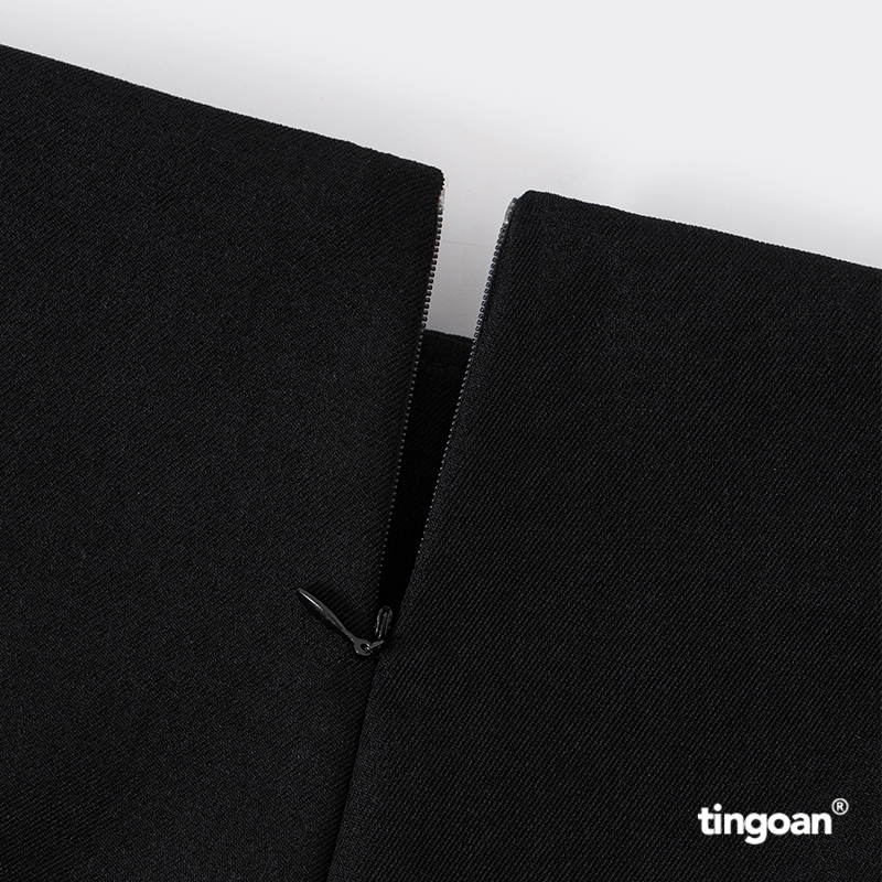 Mô tả TINGOAN® - Quần váy cạp cao bèo 2 tầng chống nhăn đen HAZE SKORTS VER2/BL PHIÊN BẢN MỚI NHẤT T6/2024 - 2
