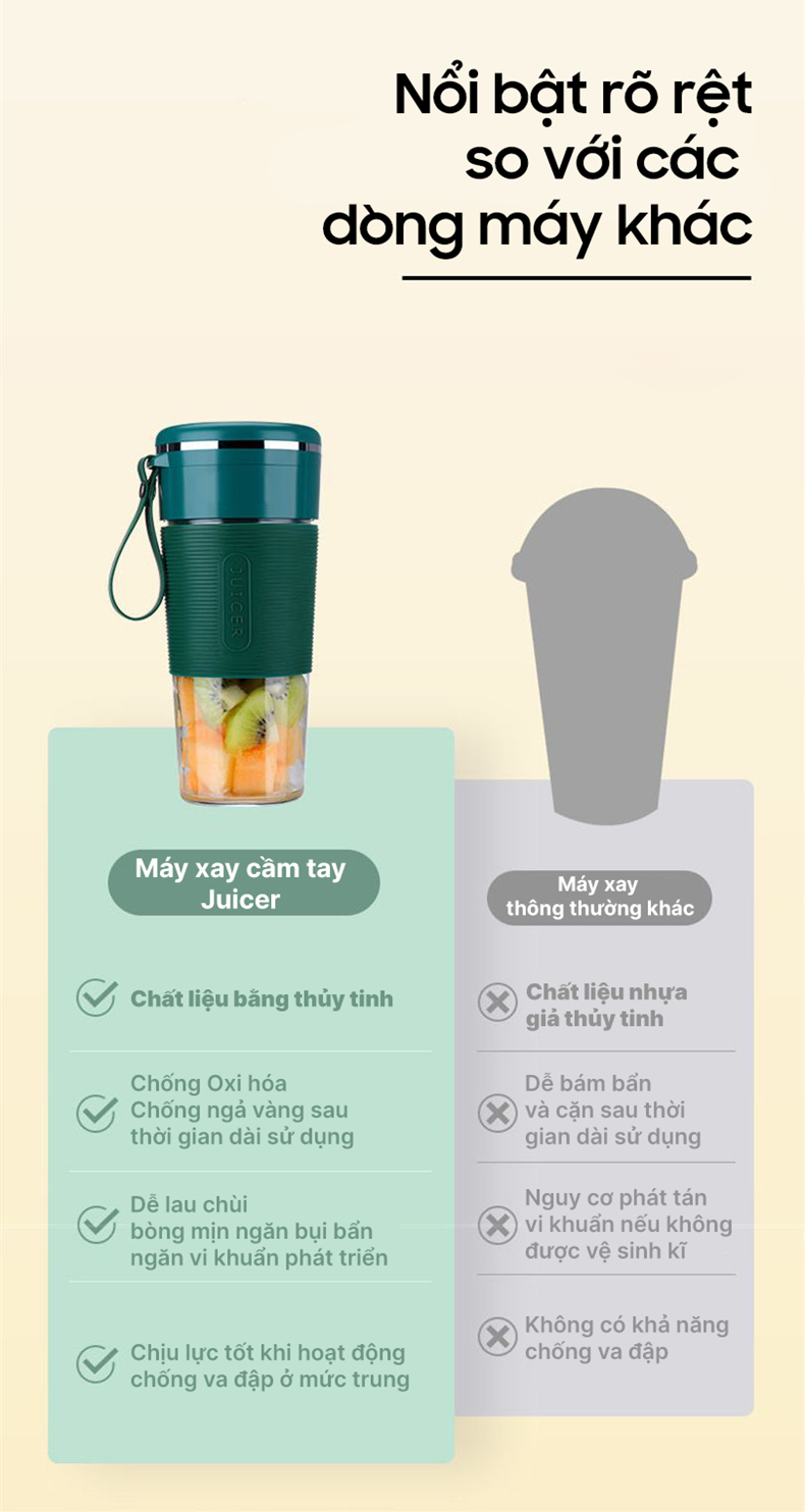 Máy xay sinh tố Jiashi DELADEP kích thước