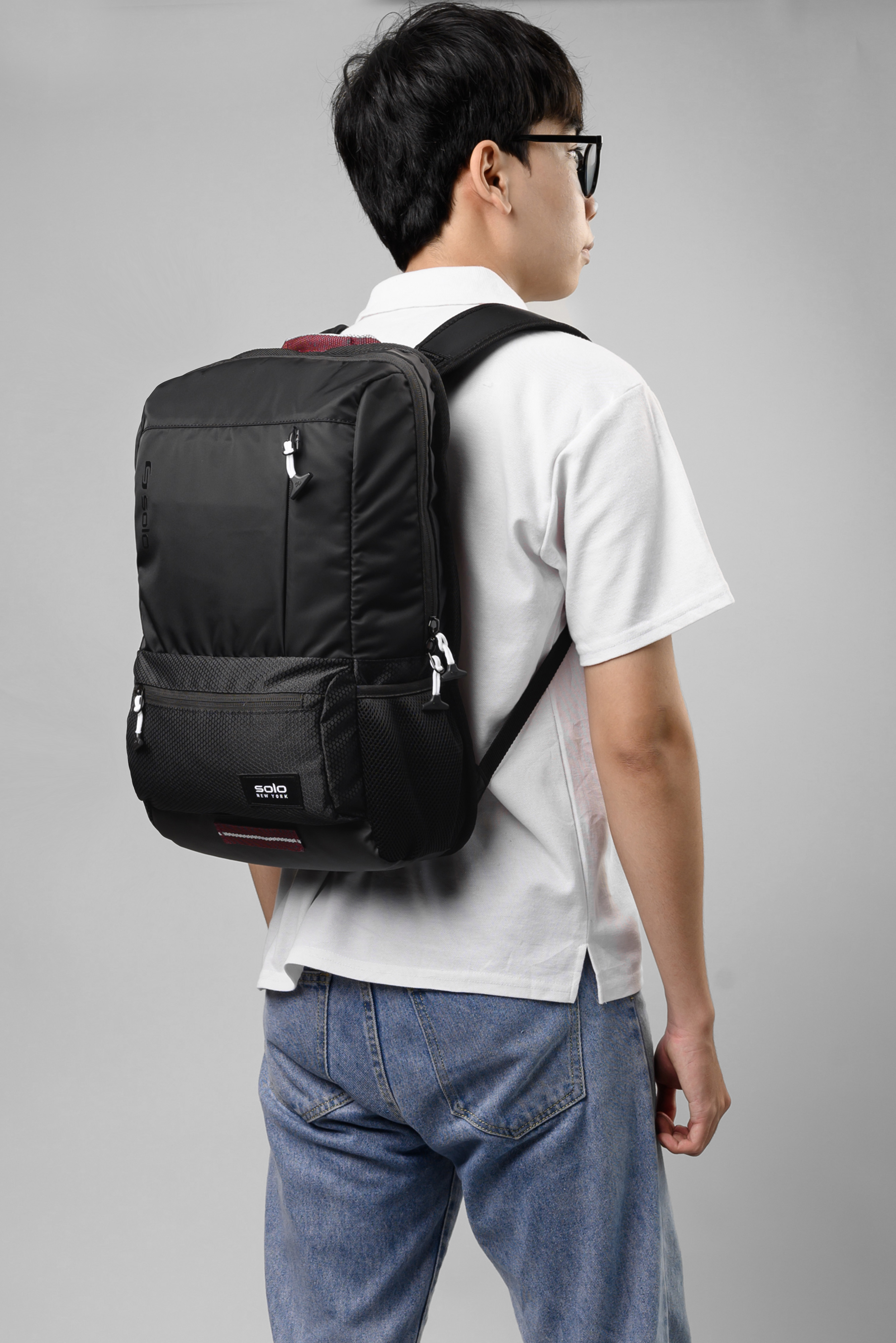 Balo Solo Varsity Draft 15.6 inch en VAR701 4 Ch t li u Nylon Polyester nh g n khang n c t t B o hanh 05 n m Shopee Vi t Nam