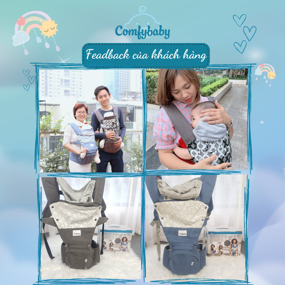 Địu Trợ Lực Cao Cấp Comfybaby