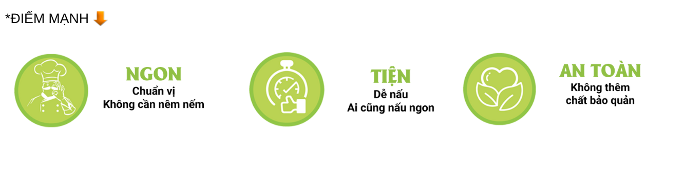 Mô tả Combo 3 Gói Gia Vị Gà Chiên Nước Mắm Barona 80g ướp ngon chuẩn vị không cần nêm nếm - 1