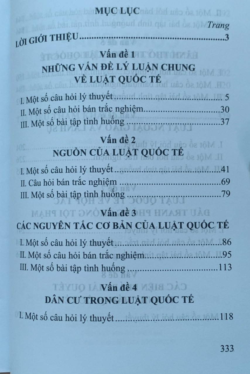Mô tả Sách- Hướng dẫn môn học công pháp quốc tế - 2