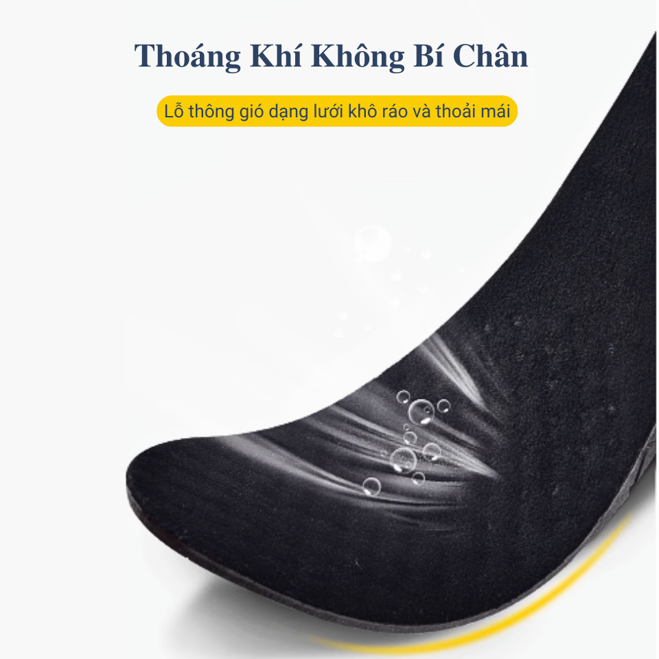 Mô tả Lót Giày Tăng Chiều Cao Đệm Khí VISIBLE - AIR MINSU M5502 Miếng Độn Gót Nâng Đế Giày Tây, Thể Thao Nam Nữ Tháo Rời Được - 11