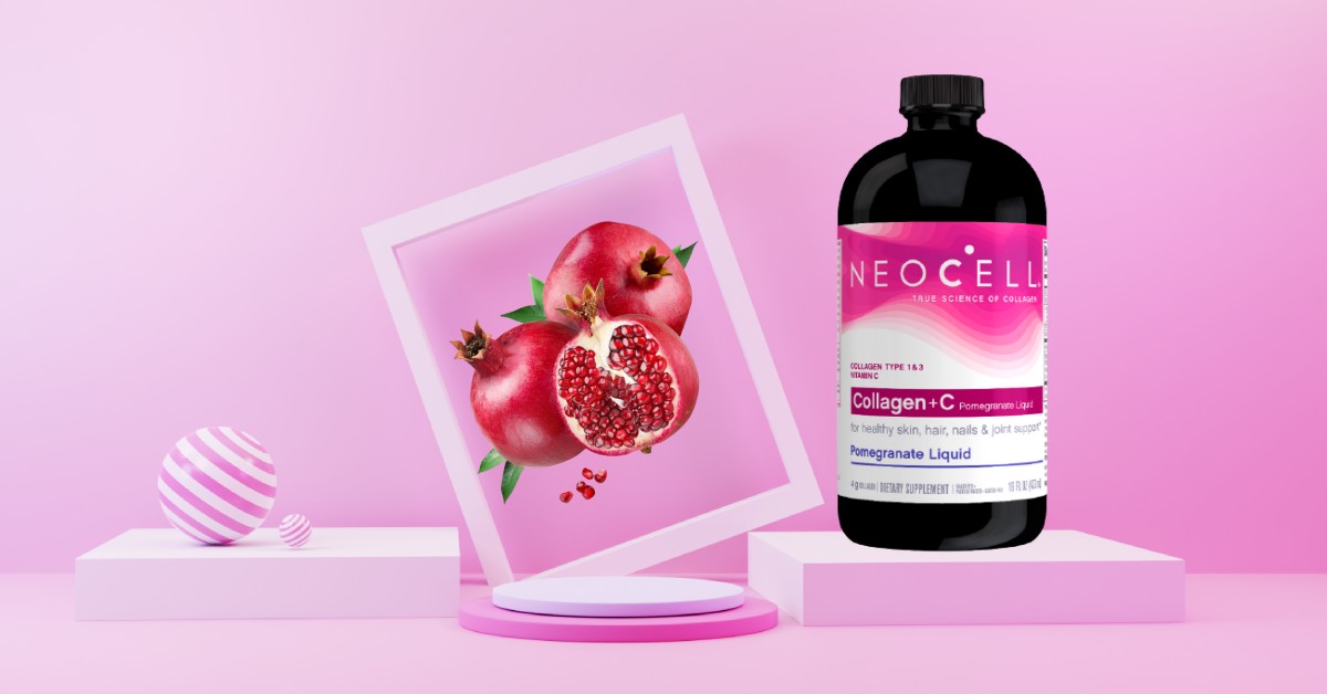 Mô tả Collagen lựu dạng nước neocell pomegranate 4000mg chai 473ml Healthy Care chống lão hóa extaste - 3