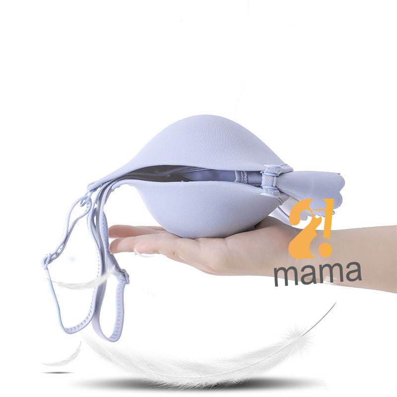 Mô tả Áo lót ngực bầu 2mama cho bé bú, chất liệu su non viền sóng mềm mại, nâng ngực, quyến rũ V185 - 5