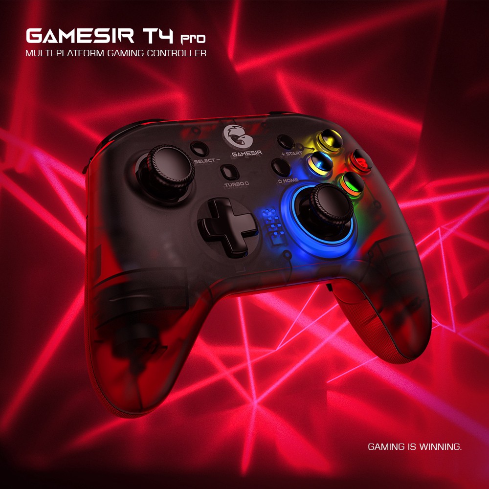 Mô tả Tay cầm chơi game HOSAN gameSir T4 Pro, hỗ trợ cả PC và điện thoại, thời lượng pin 600mAh - 1