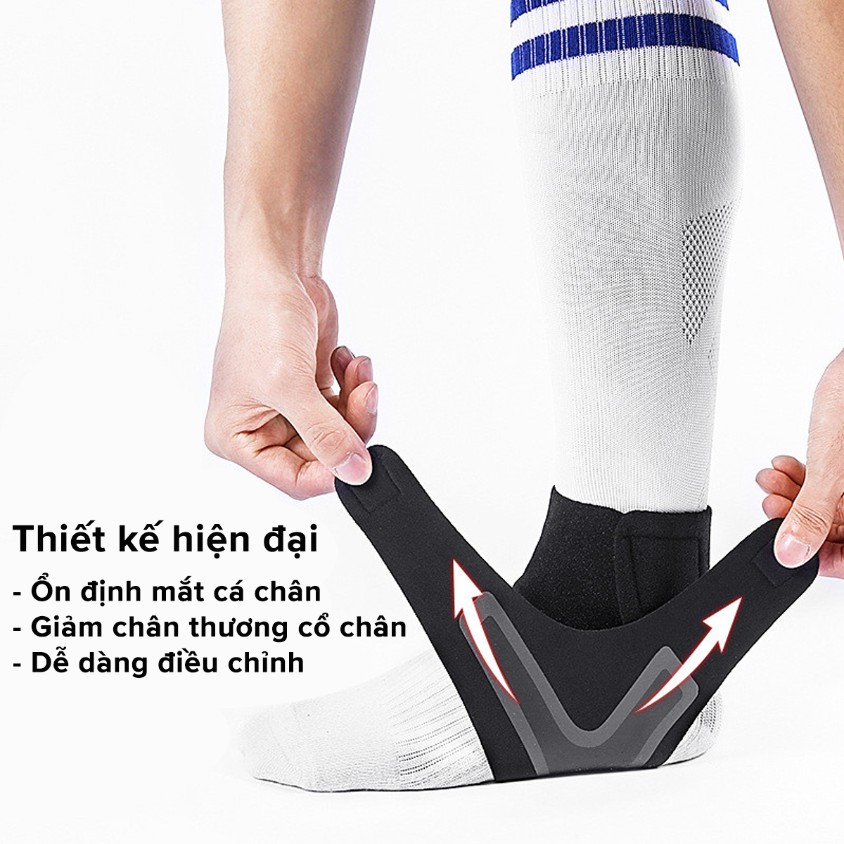 Mô tả Đai Băng Quấn Cổ Chân Giúp Bảo Vệ Mắt Cá Chân, Chống Lật Cổ Chân Khi Chơi Thể Thao, Bóng Đá, Tập Gym Chính Hãng Amalife - 7