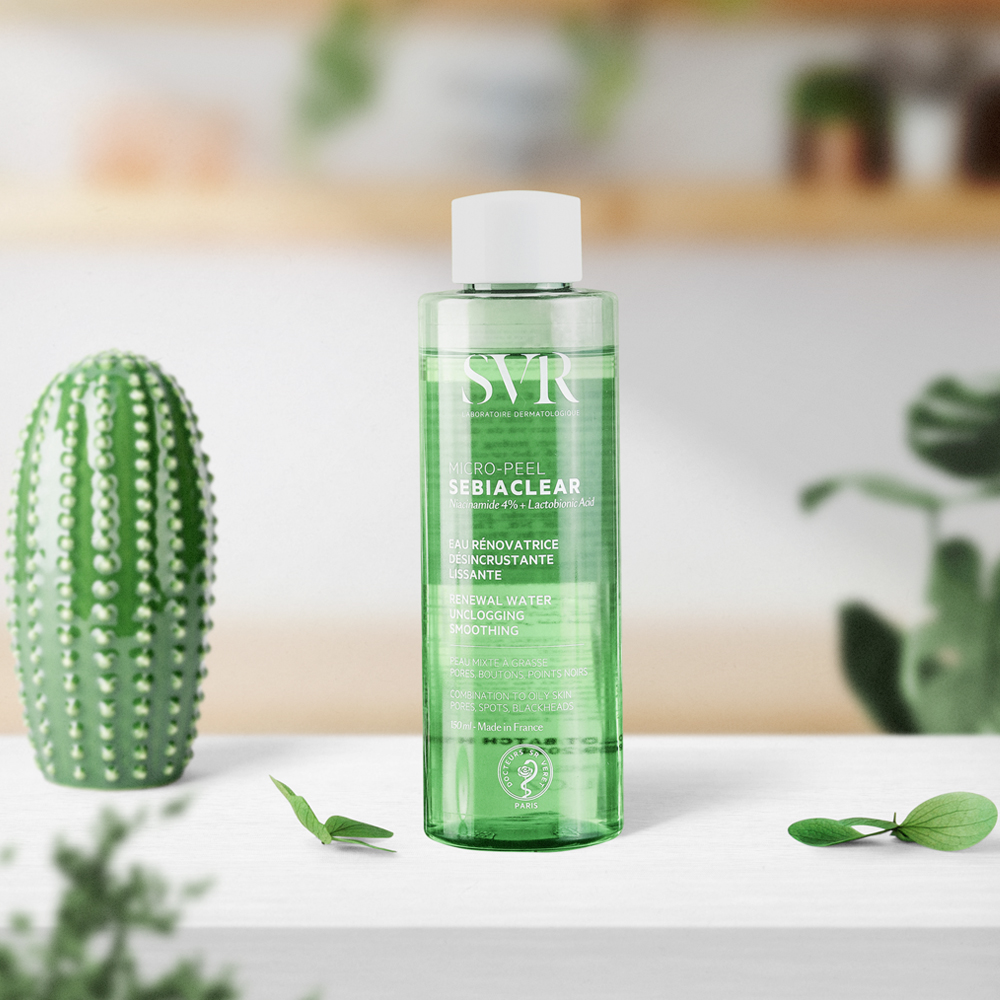 Mô tả Nước hoa hồng dành cho da hỗn hợp đến da dầu SVR Sebiaclear Micro Peel 150ml - 2