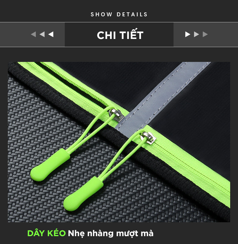 Mô tả Túi Đeo Chạy Bộ Bảo Hành 12 Tháng Đai Chạy Bộ Thể Thao Có Độ Chống Nước Cao Ngăn Đựng Chai Nước Cleacco DCBPQ Boro Sport - 9