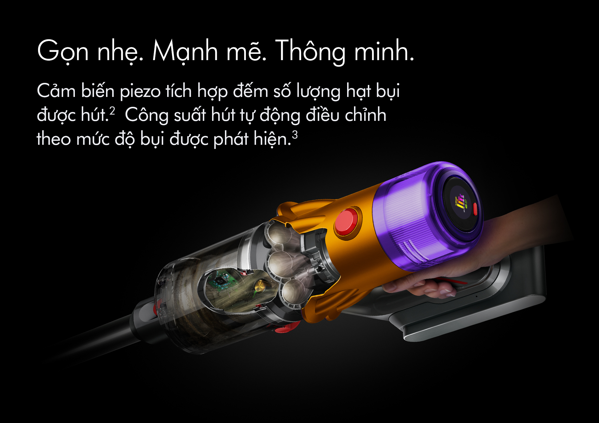 Mô tả Máy hút bụi lau nhà không dây Dyson V12 s Detect ™ Slim Submarine​ - 8