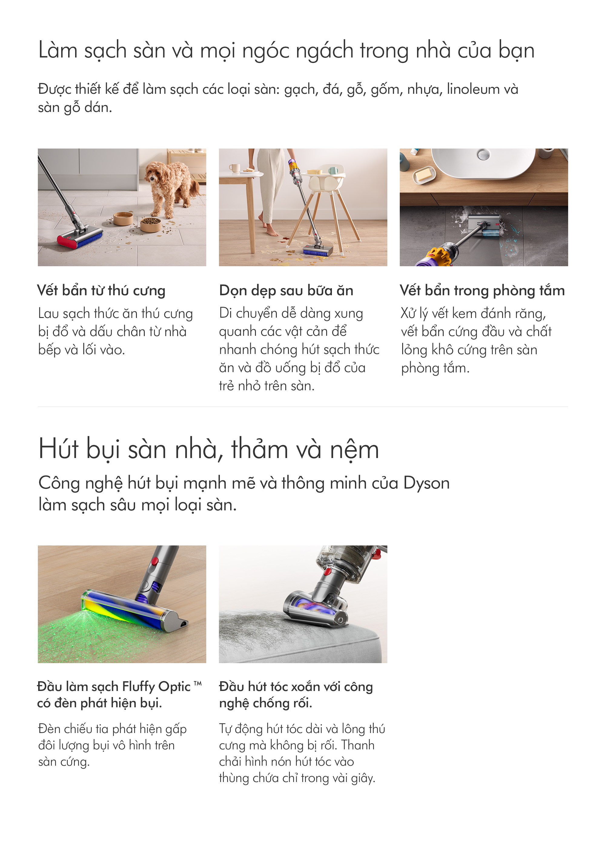 Mô tả Máy hút bụi lau nhà không dây Dyson V12 s Detect ™ Slim Submarine​ - 6