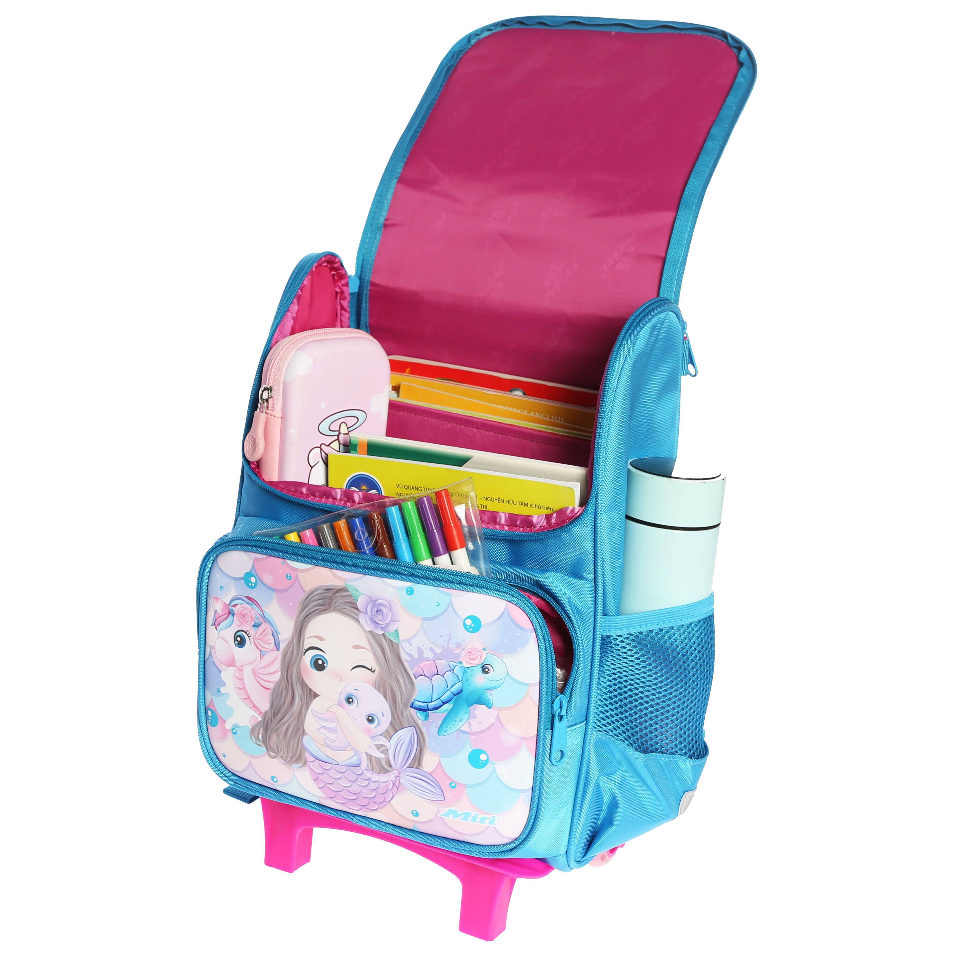 Mô tả CẶP CẦN KÉO GIẢM SỨC NẶNG CHO BÉ LỚP 1-3 THƯƠNG HIỆU MITI BL6131M - 7