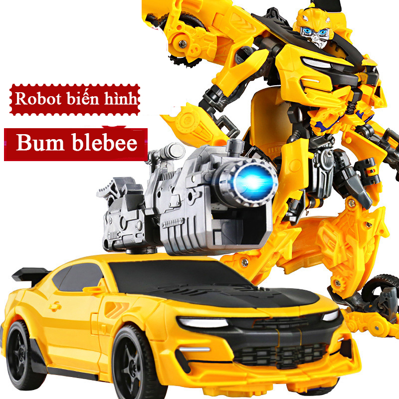 Mô tả Đồ chơi robot biến hình Transformer Optimus Blumbee KAVY chất liệu hợp kim và nhựa, kích thước lớn - 2