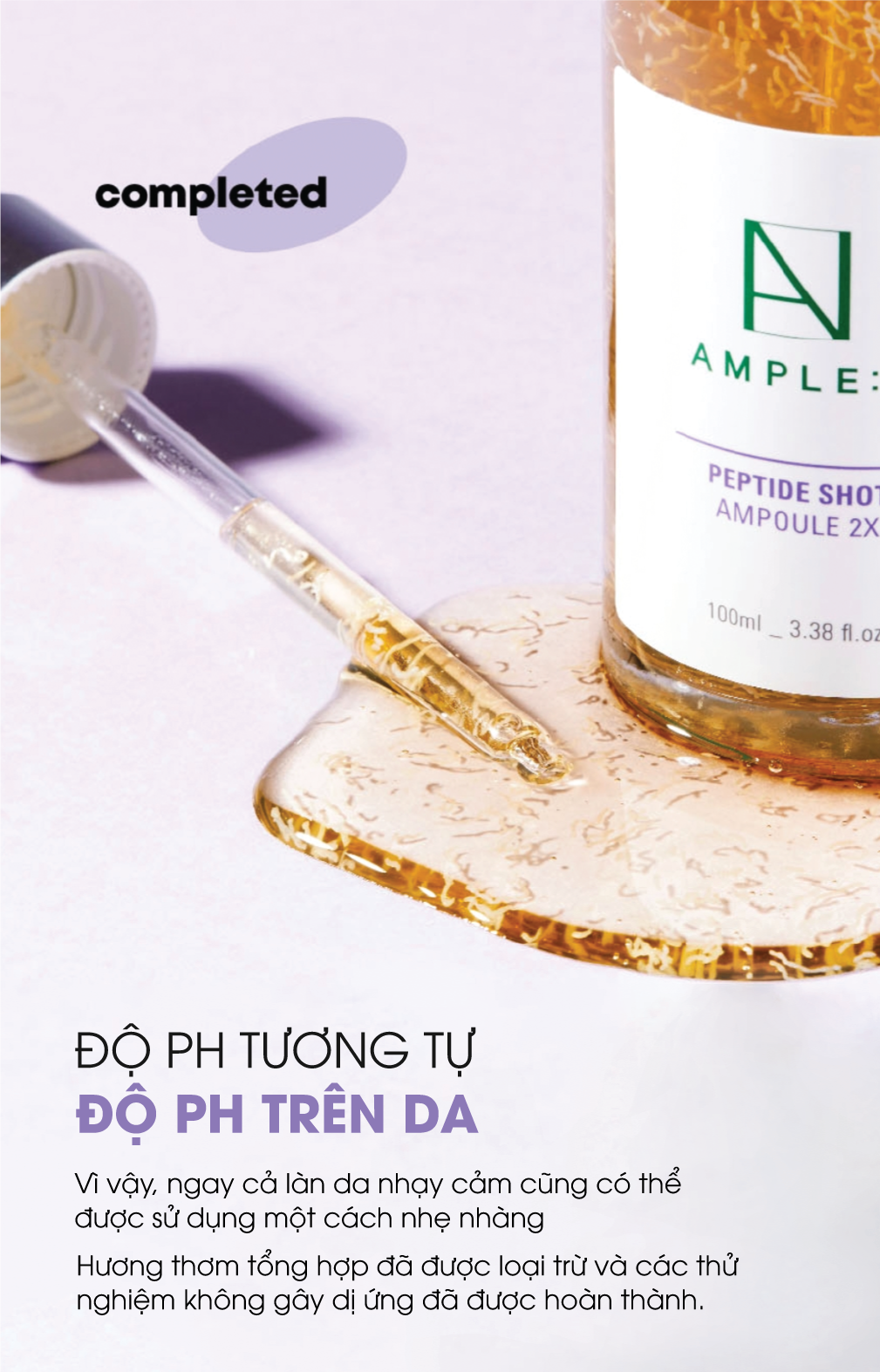 Mô tả Tinh Chất Chống Lão Hóa AMPLE:N Peptide Shot Ampoule 2X 100ML - 10