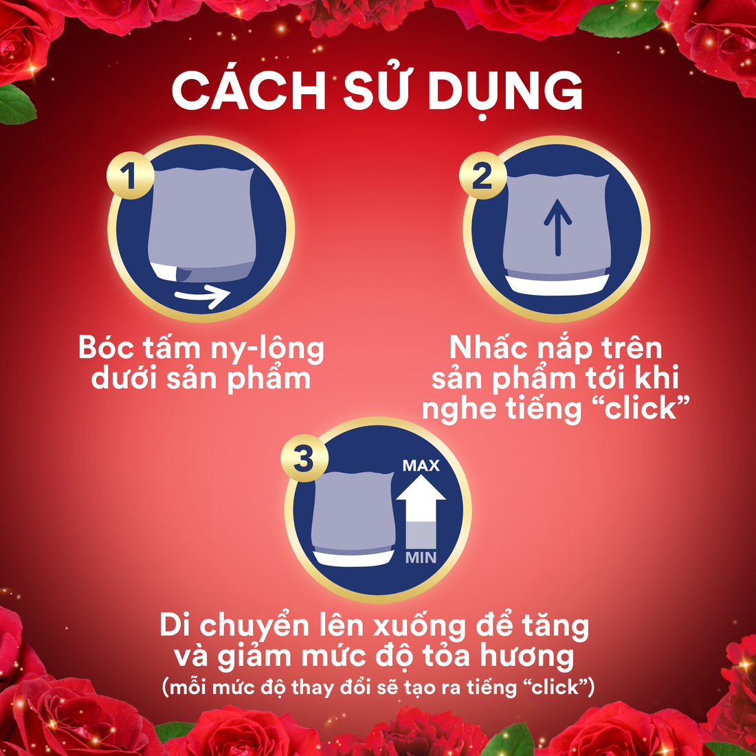 Mô tả COMBO 3 Sáp Thơm Phòng AMBI PUR Luxe Hương Đam Mê/ Huyền Bí Hộp 180Gx3 - 2