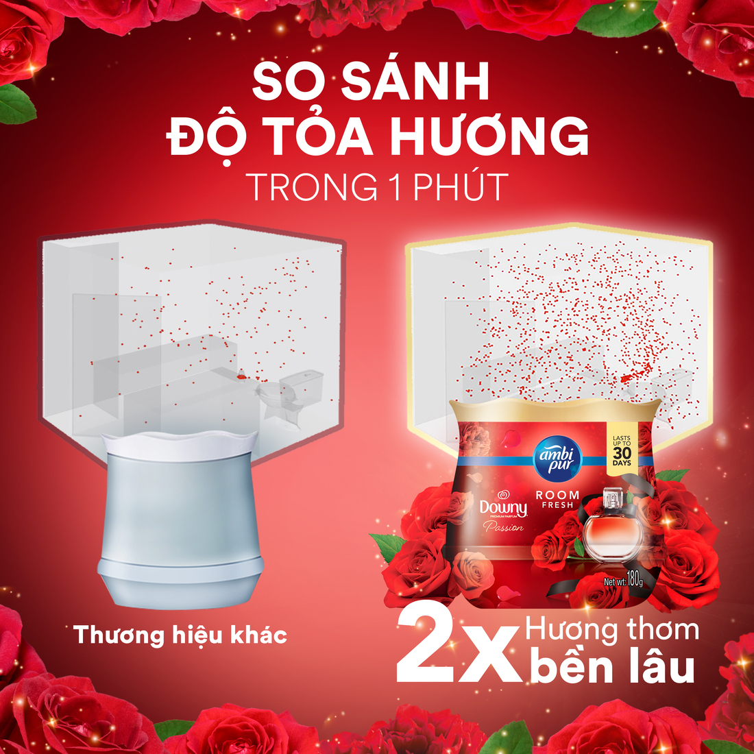 Mô tả COMBO 3 Sáp Thơm Phòng AMBI PUR Luxe Hương Đam Mê/ Huyền Bí Hộp 180Gx3 - 3