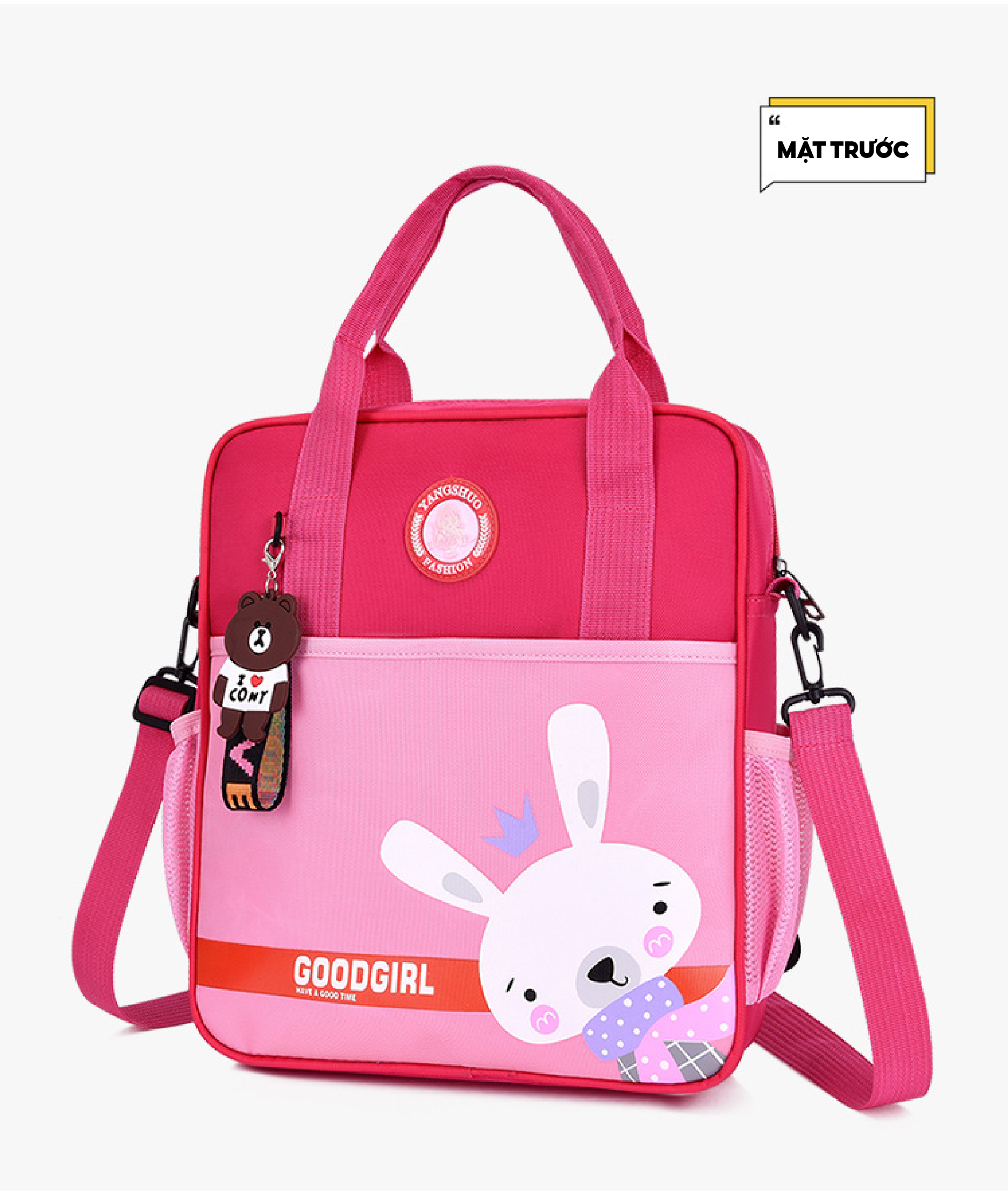 Mô tả Túi xách cho bé đi học thêm đeo chéo và đeo balo 1989KIDS SHOP đựng đồ dùng sách vở phù hợp nhất cho bé cấp 1 - 4