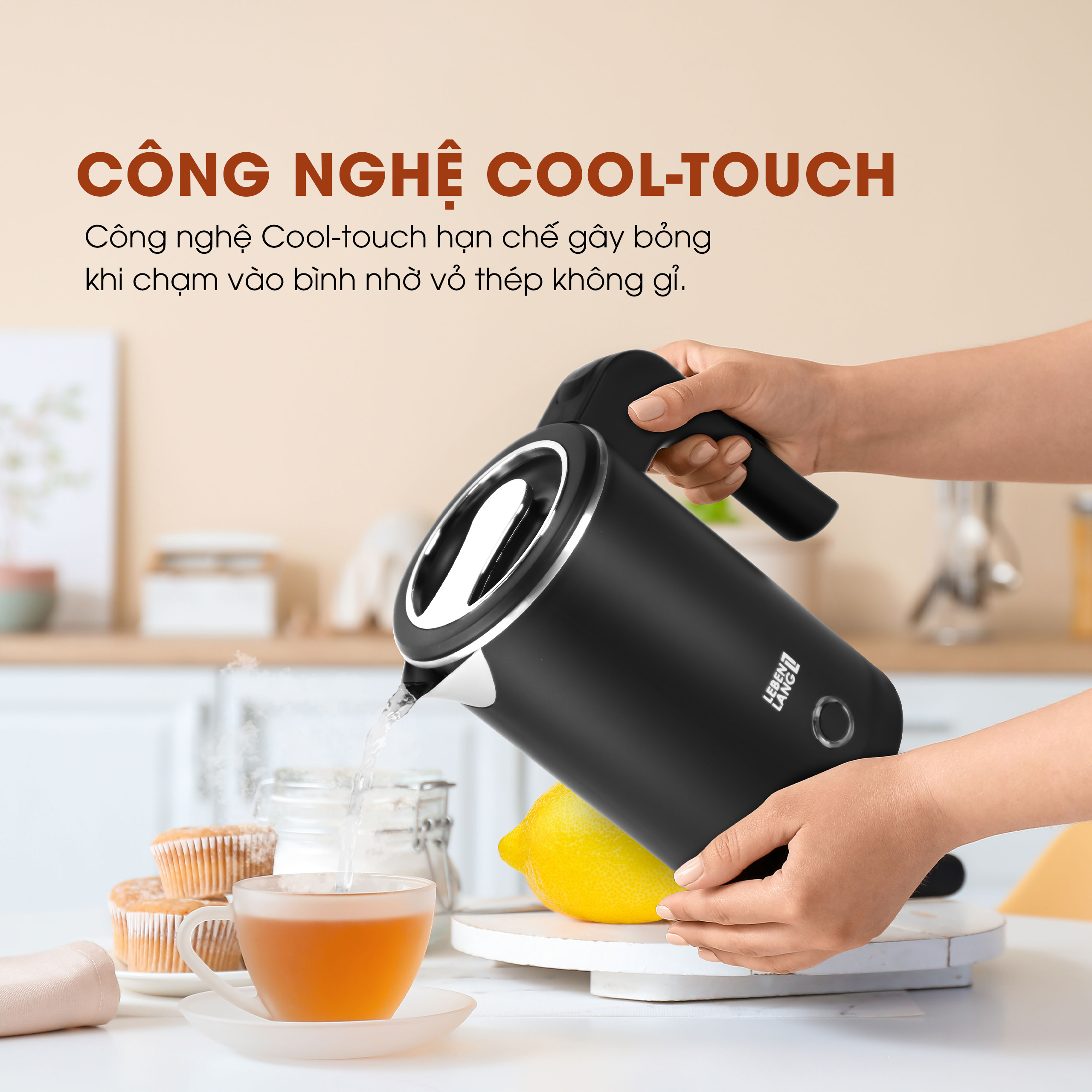 Hướng dẫn sử dụng ấm siêu tốc Lebenlang LBL2319
