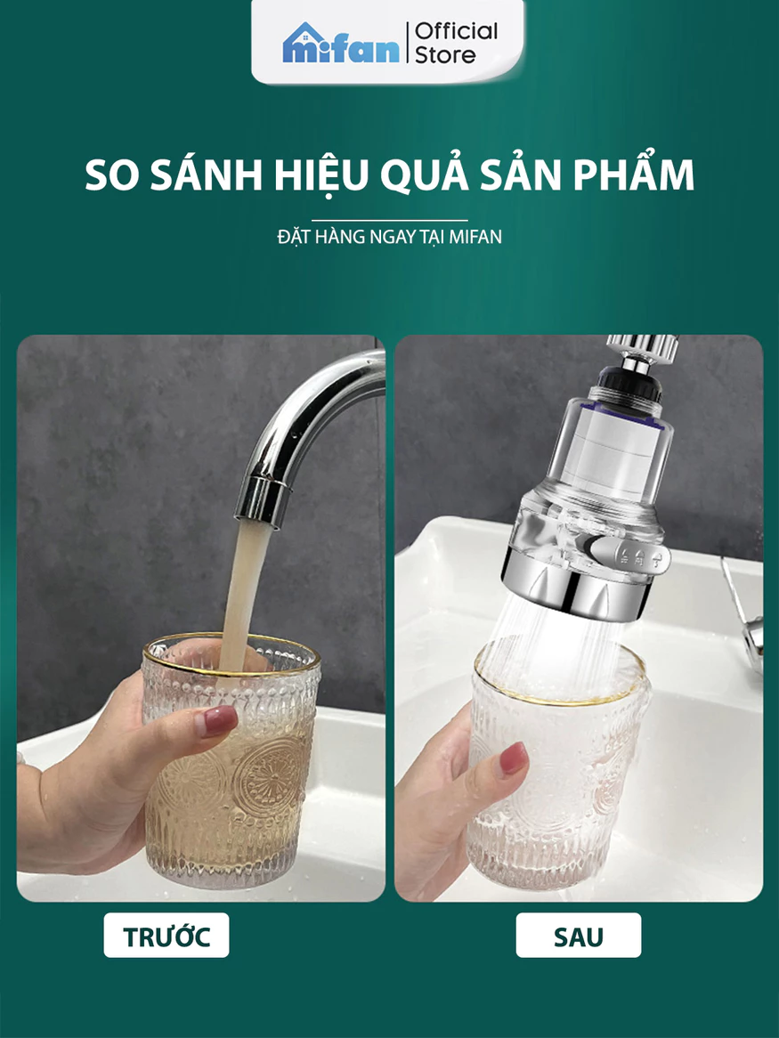 Lõi lọc bẩn sau khi sử dụng