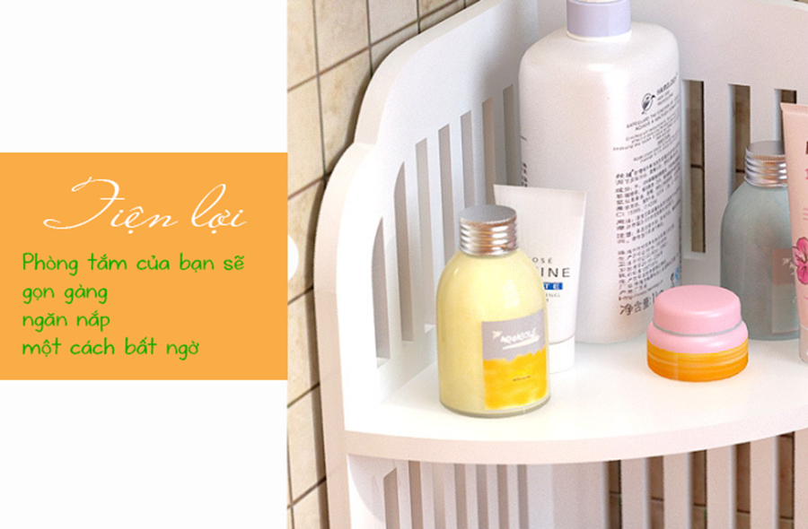 Mô tả Kệ góc nhà tắm 4 tầng chống nước thương hiệu IGA - 2
