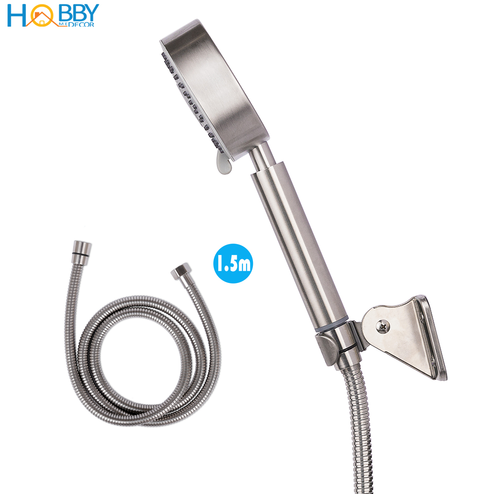 Mô tả Vòi hoa sen cầm tay 5 chế độ inox 304 có dây sen Hobby Home Decor BST1 - 4