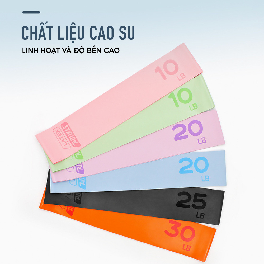 Mô tả Dây kháng lực, miniband tập tay, mông cao su Aolikes 3601 - 4