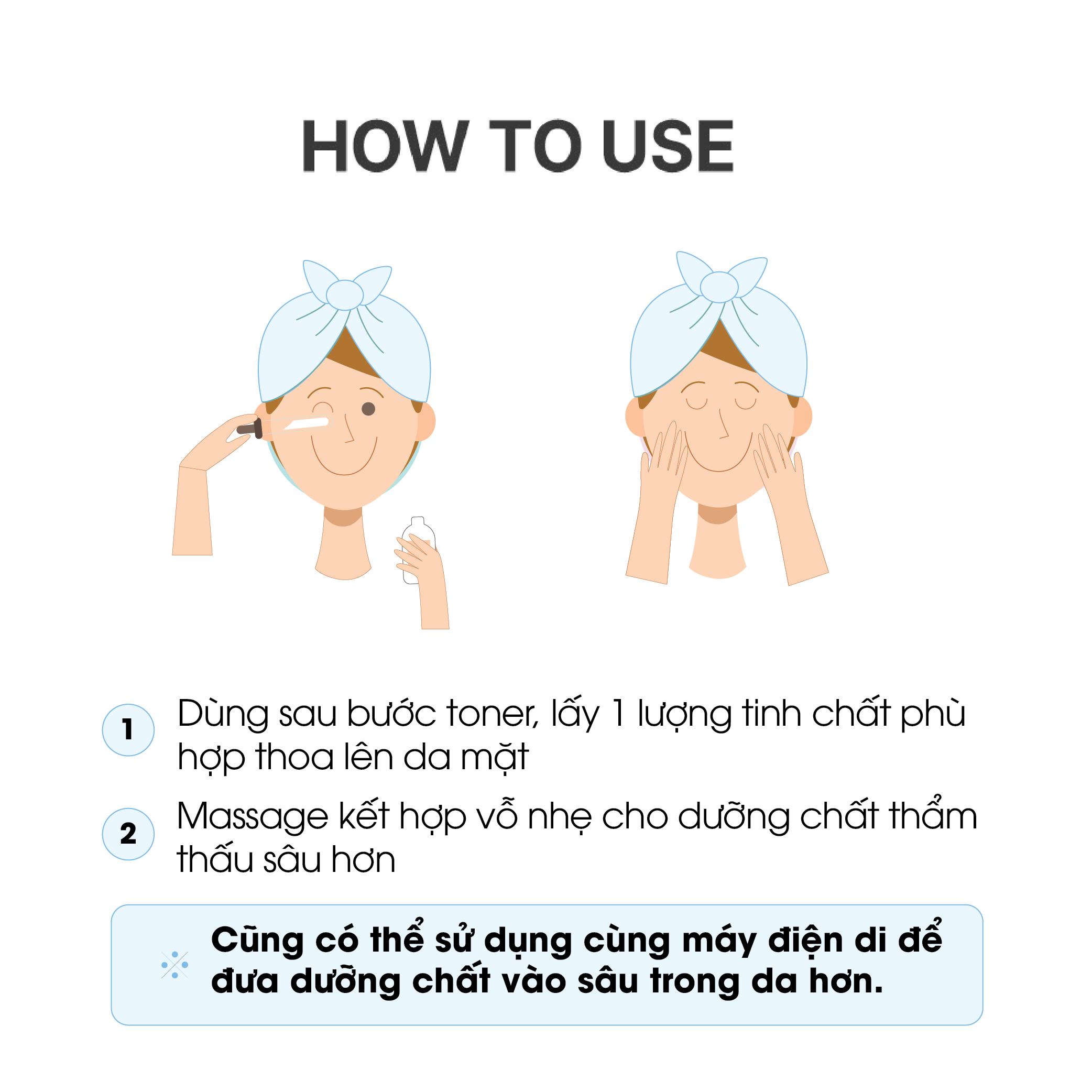 Mô tả Tinh Chất Cấp Ẩm Làm Trắng Da Ample:N Hyaluron Shot Light Ampoule 100ml - 4