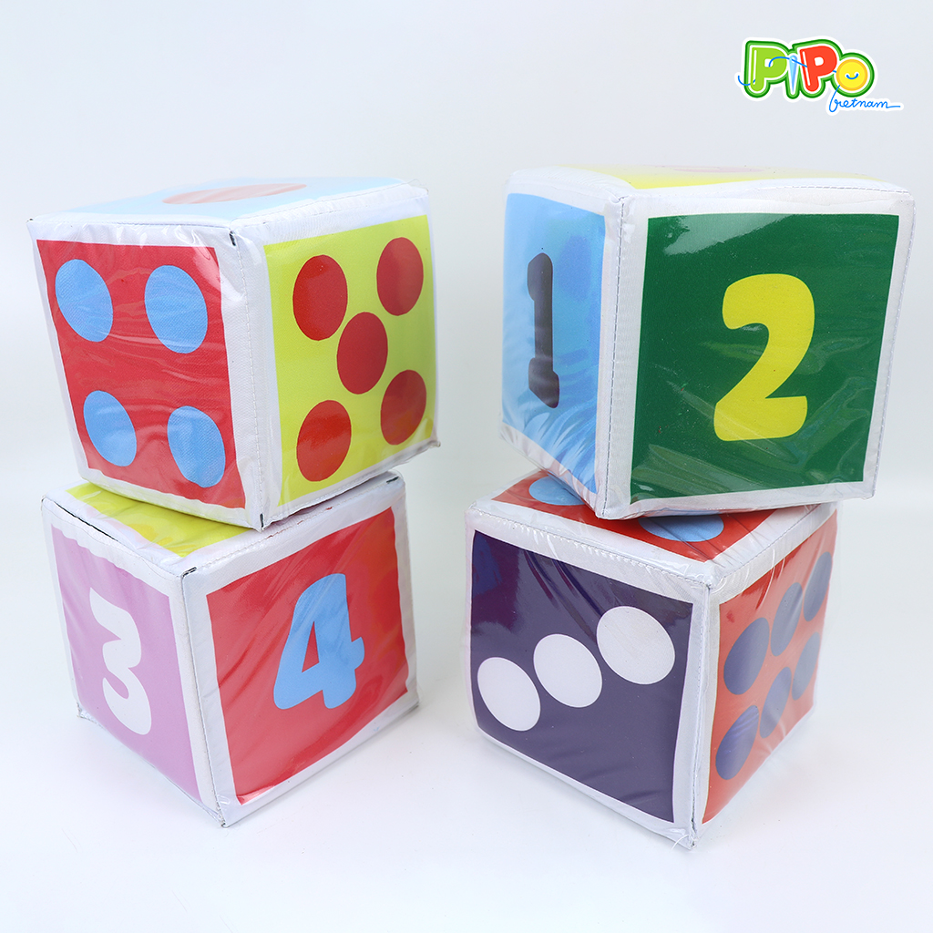 Xí ngầu vải PiPoVietnam cho bé chơi game