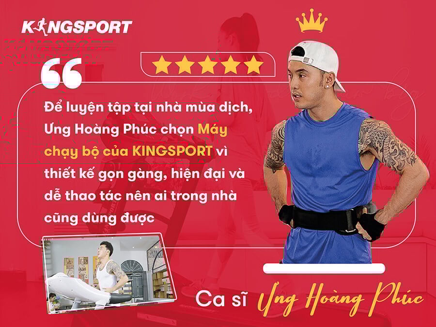 Mô tả CHỈ GIAO MIỀN BẮC I Máy chạy bộ KINGSPORT BK-8000 đa năng, thảm chạy rộng chống trơn, kèm đai massage và thanh gập bụng - 1