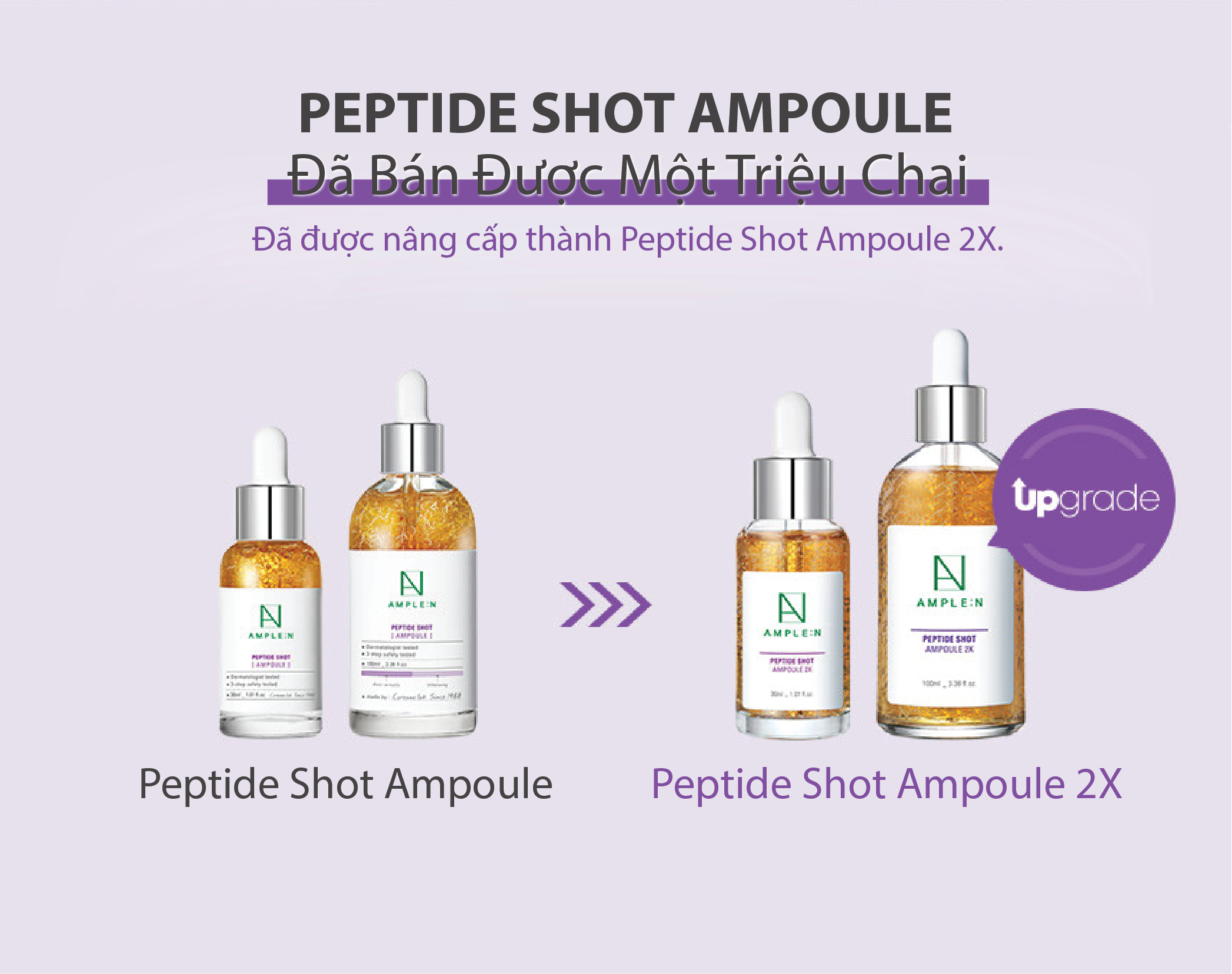 Mô tả Tinh Chất Chống Lão Hóa AMPLE:N Peptide Shot Ampoule 2X 100ML - 1