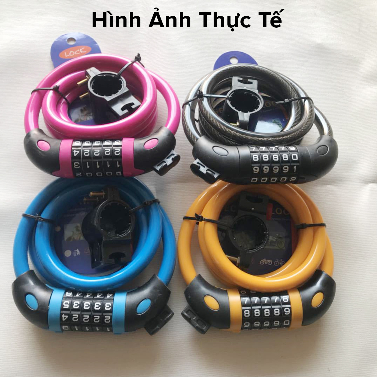 Mô tả Khóa Xe Đạp Dây Lõi Thép 5 Số Dài 120cm – Chọn Màu – Bộ Khóa Xe Máy Thông Minh Chống Trộm Cao Cấp Chính Hãng Amalife - 10