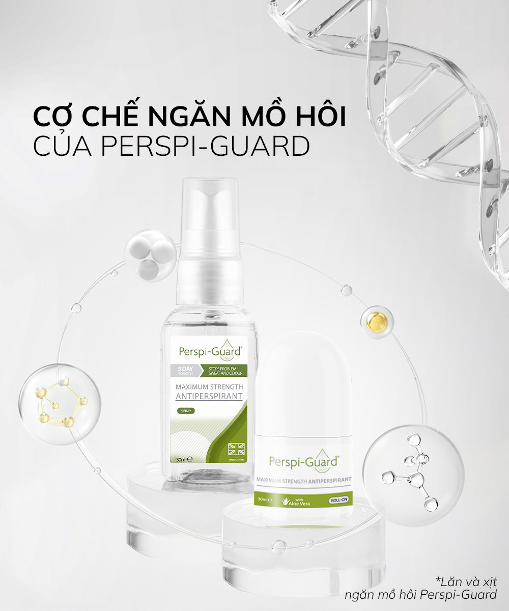 Mô tả Combo khử mùi ngăn mồ hôi cao cấp Perspi-Guard lăn khử mùi 30ml + xịt khử mùi 30ml - 1