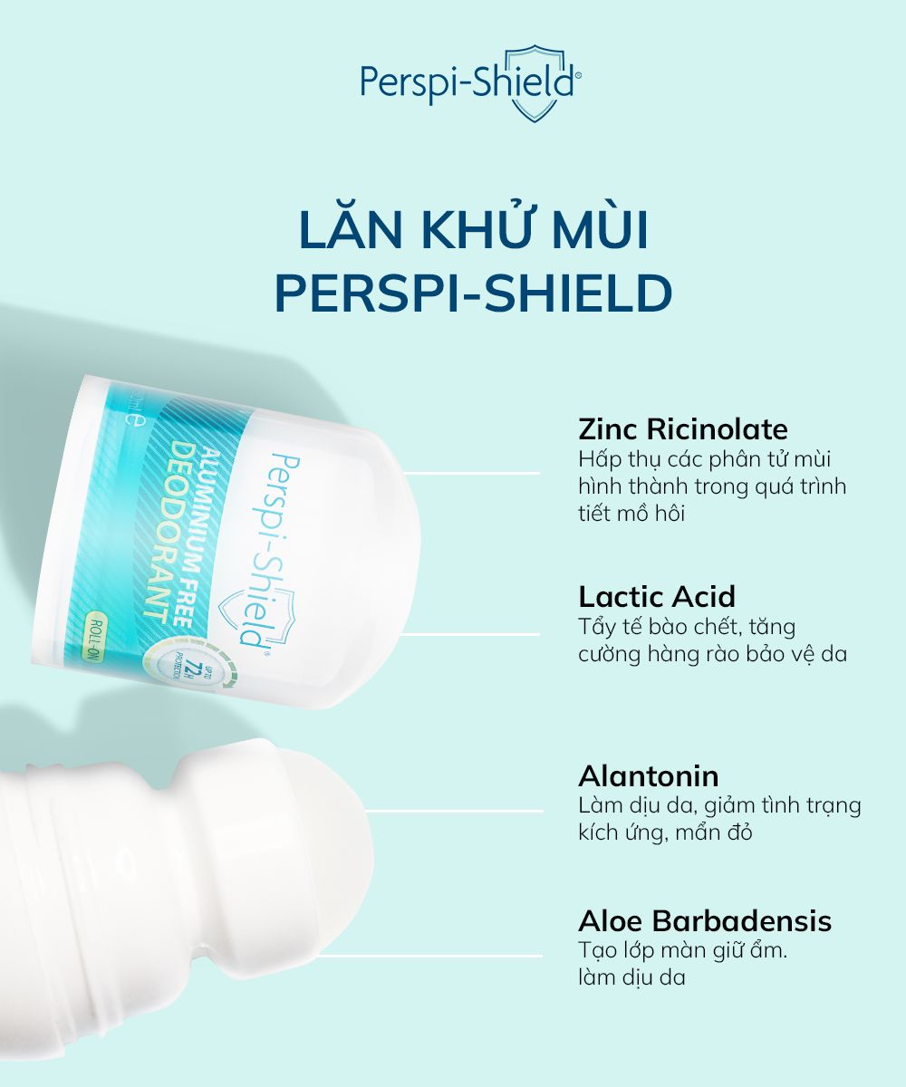 Mô tả Lăn khử mùi cao cấp 72h Perspi-Shield cho mọi loại da 50ml - 3