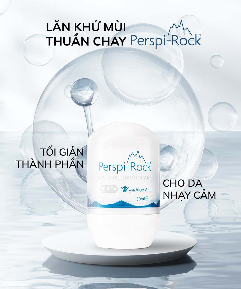 Mô tả Lăn khử mùi tự nhiên thuần chay Perspi-Rock 50ml - 1