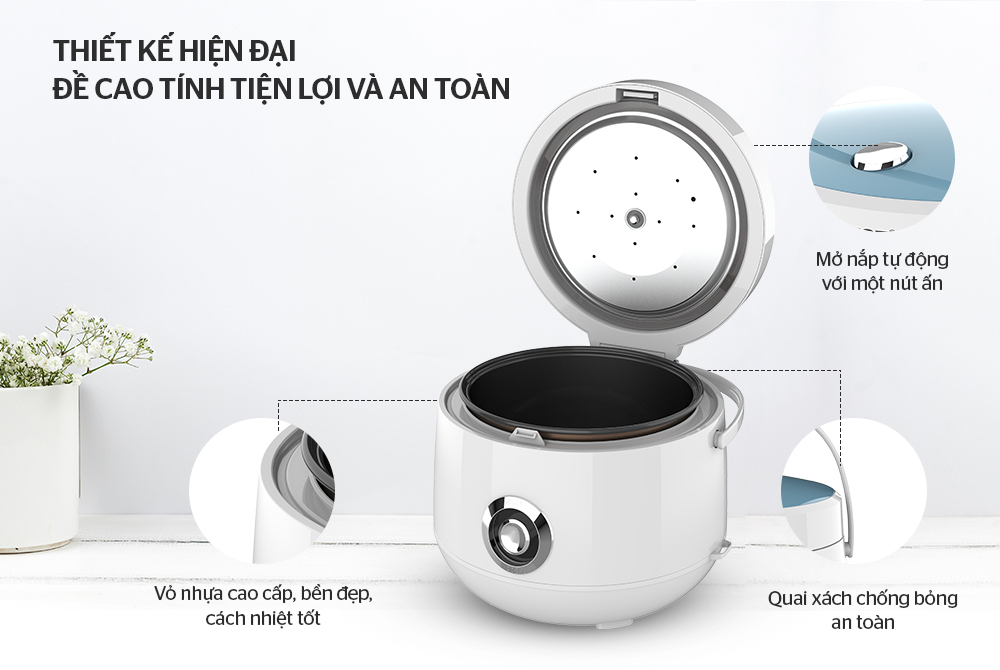 1. Giới thiệu về nồi cơm điện Sunhouse